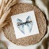Daughter Memorial Angel Wings UVDTF Transfer