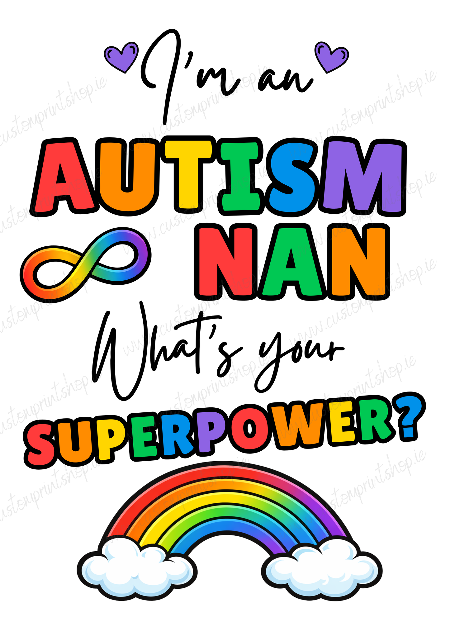 DIGITAL FILE - Autism Superpower Prints