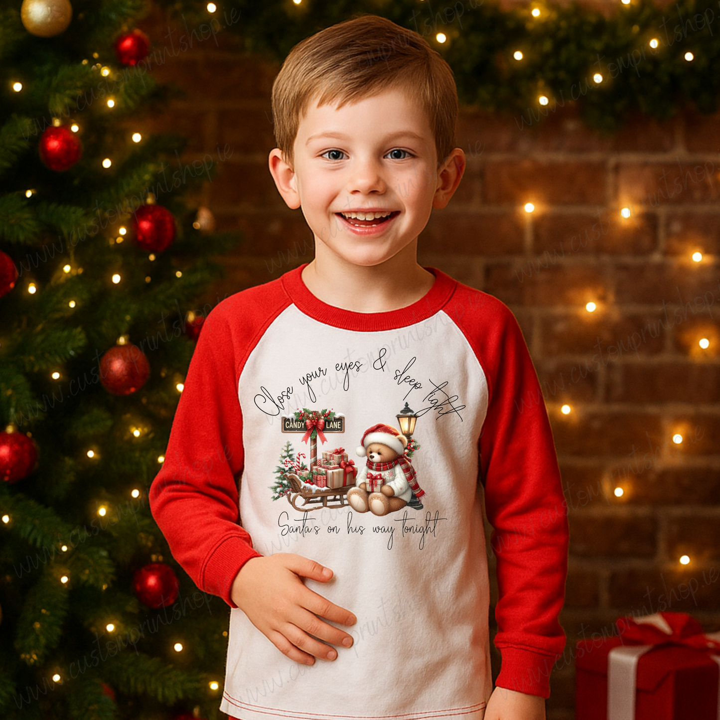 DIGITAL FILE - Sleep Tight Christmas Designs for Pillows, Pyjamas 17 Versions