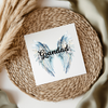 Grandad Memorial Angel Wings UVDTF Transfer