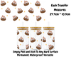 Poop Emojis - 16oz UV DTF Transfer