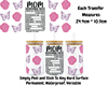Mom Nutritional Facts- 16oz UV DTF Transfer