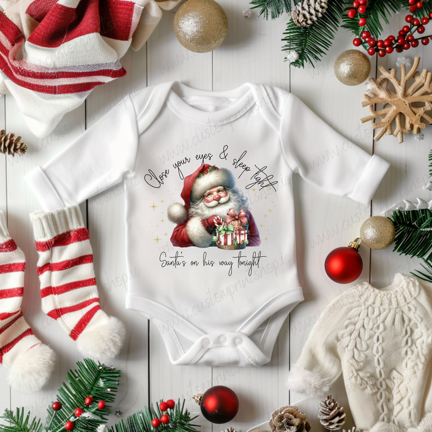 DIGITAL FILE - Sleep Tight Christmas Designs for Pillows, Pyjamas 17 Versions