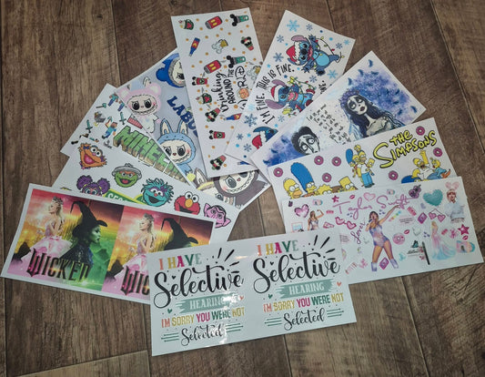 Bundle of 10 Random UVDTF Wraps