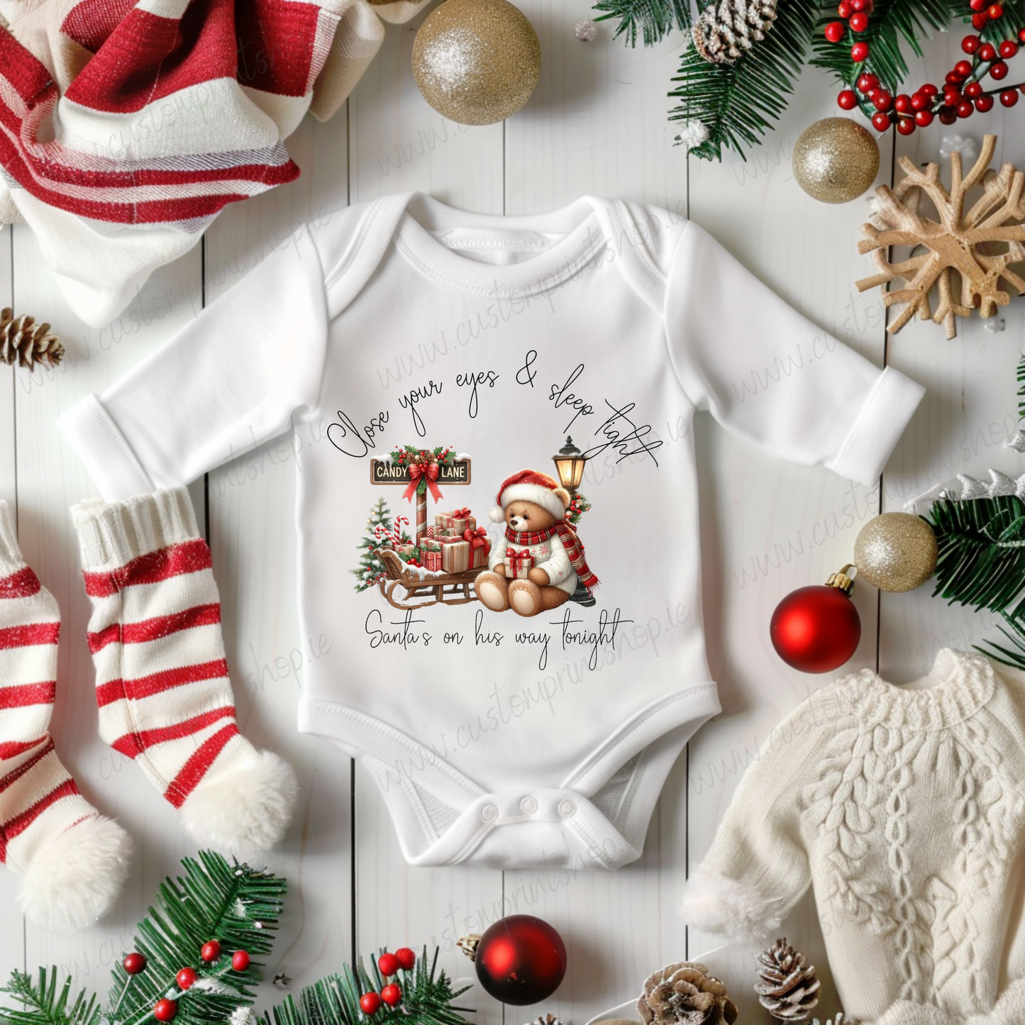 DIGITAL FILE - Sleep Tight Christmas Designs for Pillows, Pyjamas 17 Versions