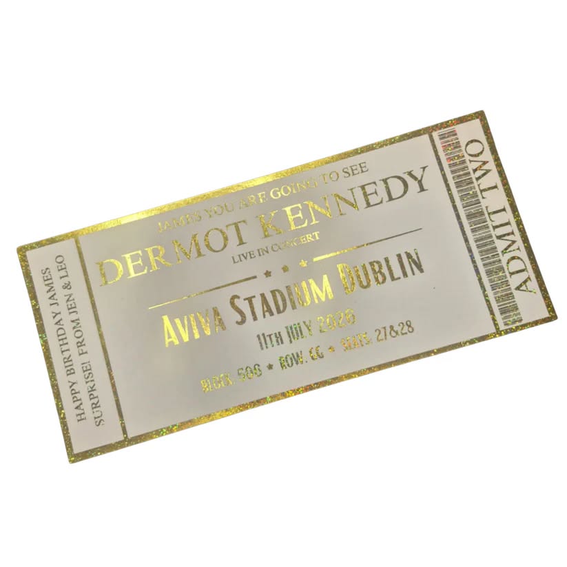 Personalised Ticket - Any Artist/Event/Concert/Show