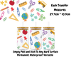 Teacher Symbols - 16oz UV DTF Transfer