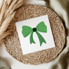 Green Bow UV DTF Decal