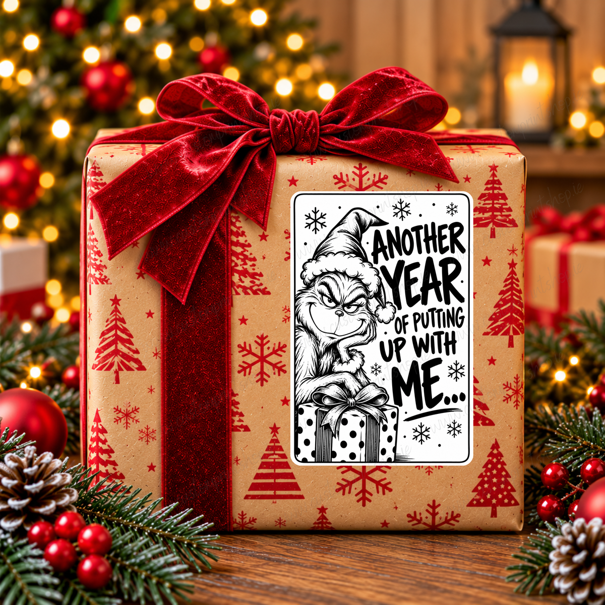 DIGITAL FILE - 25 *RUDE* Christmas Gift Labels | Canva Templates + PDF/PNG Download