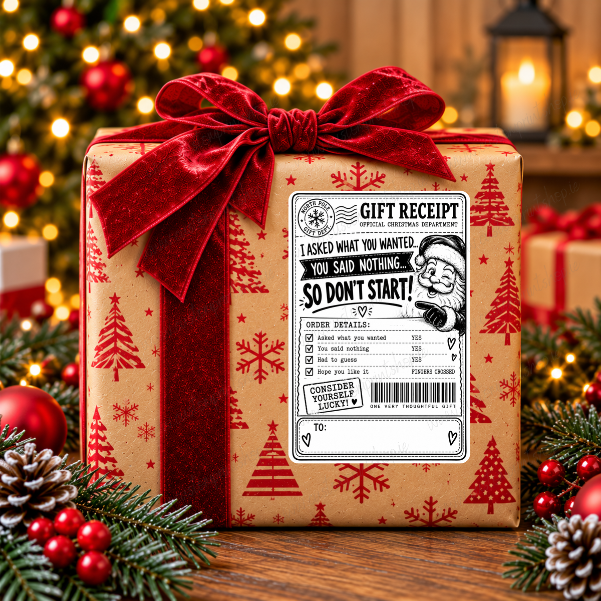 DIGITAL FILE - 25 *RUDE* Christmas Gift Labels | Canva Templates + PDF/PNG Download