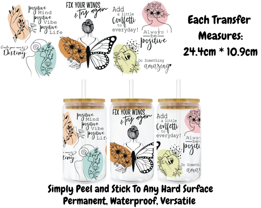 Fix Your Wings And Try Again - 16oz UV DTF Transfer