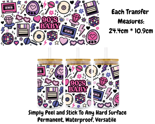 90's Baby - 16oz UV DTF Transfer