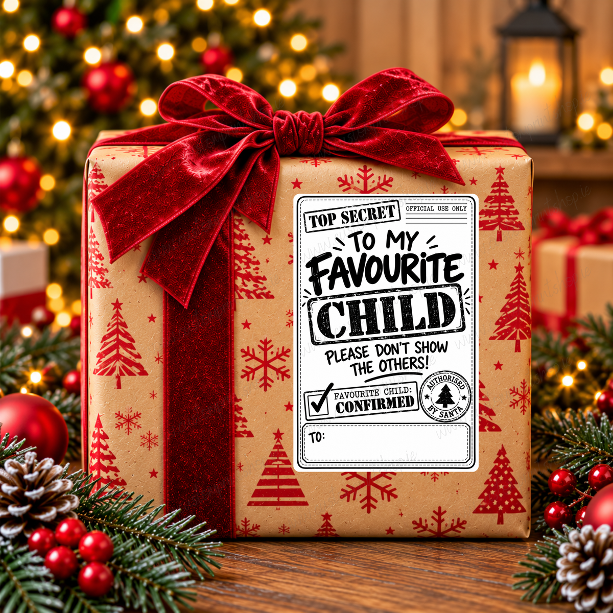 DIGITAL FILE - 25 *RUDE* Christmas Gift Labels | Canva Templates + PDF/PNG Download