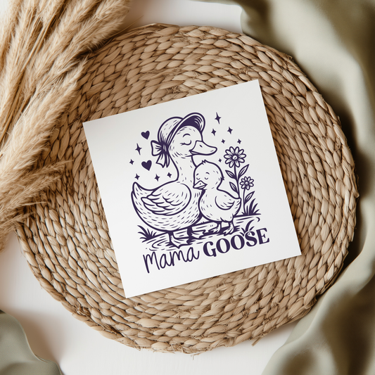 Mama Goose UV DTF Decal