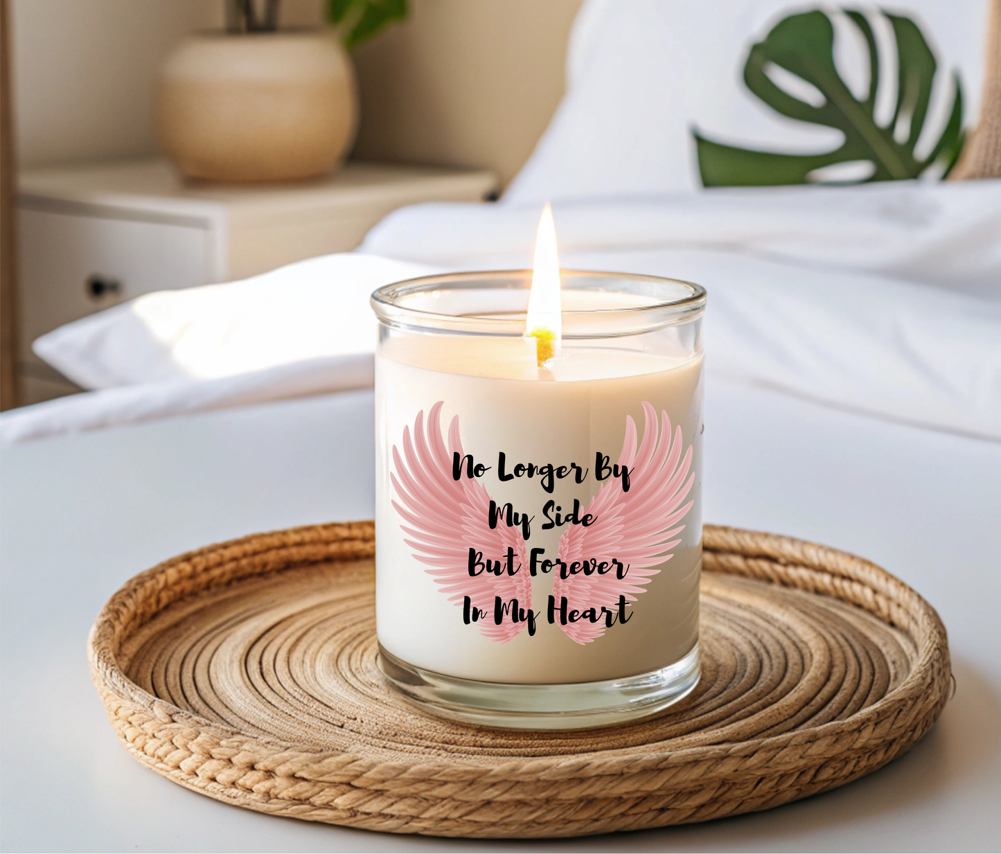 Pink No Longer By My Side But Forever In My Heart-6cm UVDTF decal