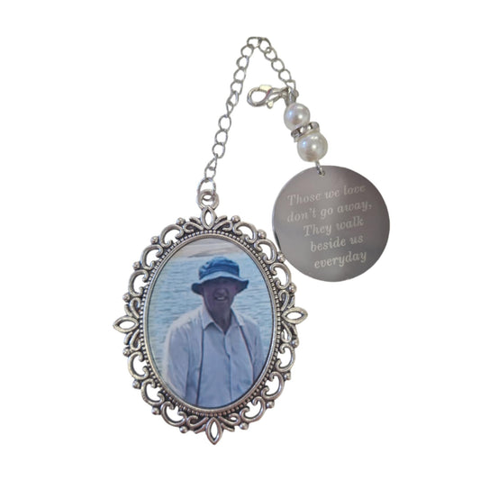 PERSONALISED Memorial Charm With Poem
