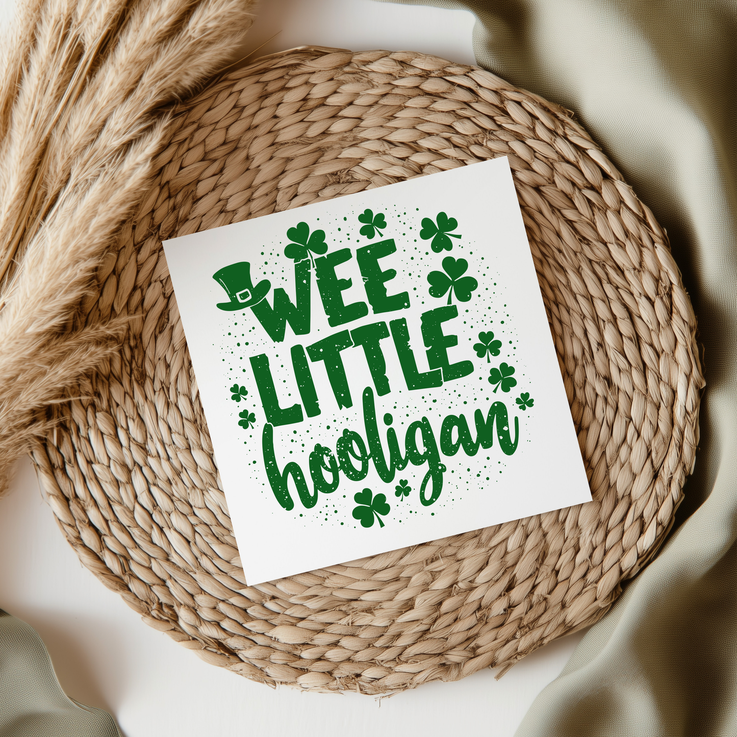 Wee Little Hooligan UV DTF Decal