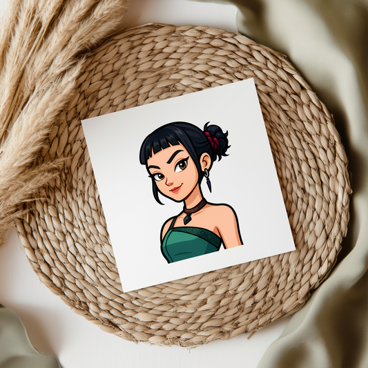 Kpop Zoey Face UVDTF Transfer