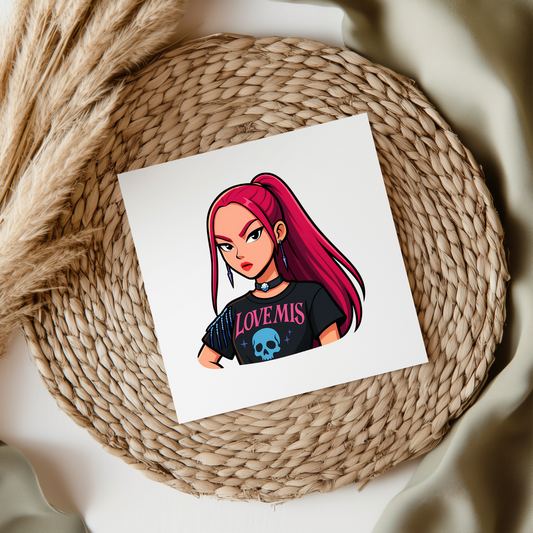 Kpop Mira Face UVDTF Transfer