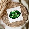 Irish Shamrock Kiss UV DTF Decal