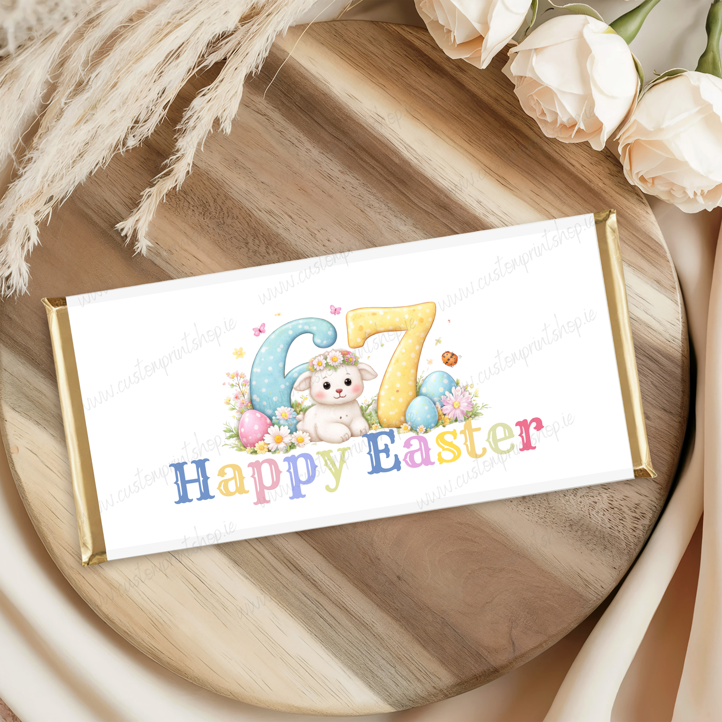 DIGITAL FILE - Easter Chocolate Bar Wrappers x13