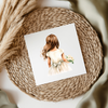 Flower Girl with hair down UVDTF Transfer