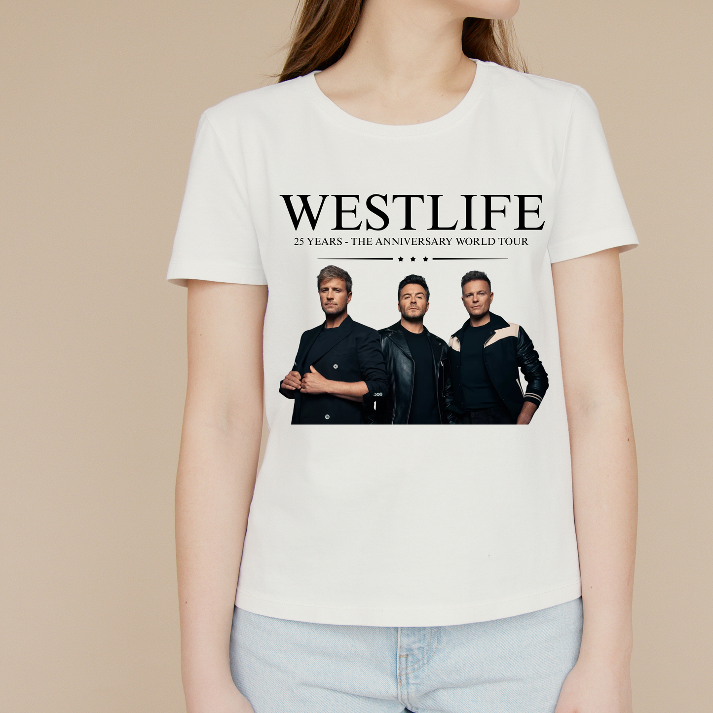Westlife Black Design DTF Design (For Fabric)