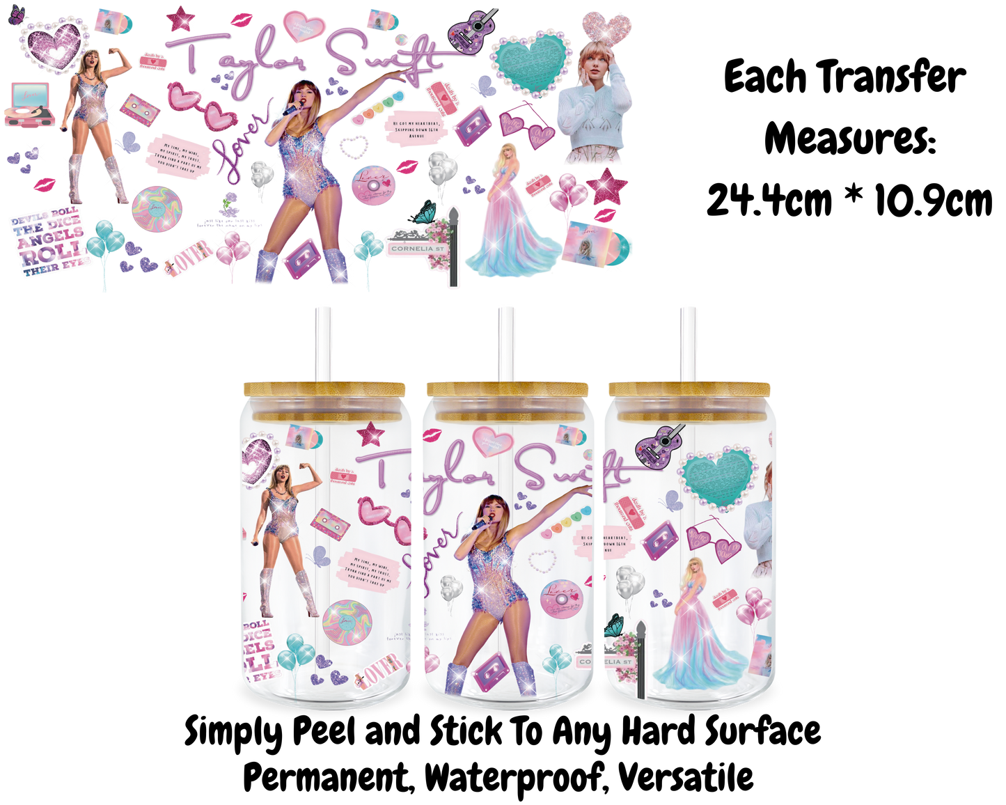 Taylor - 16oz UVDTF Transfer