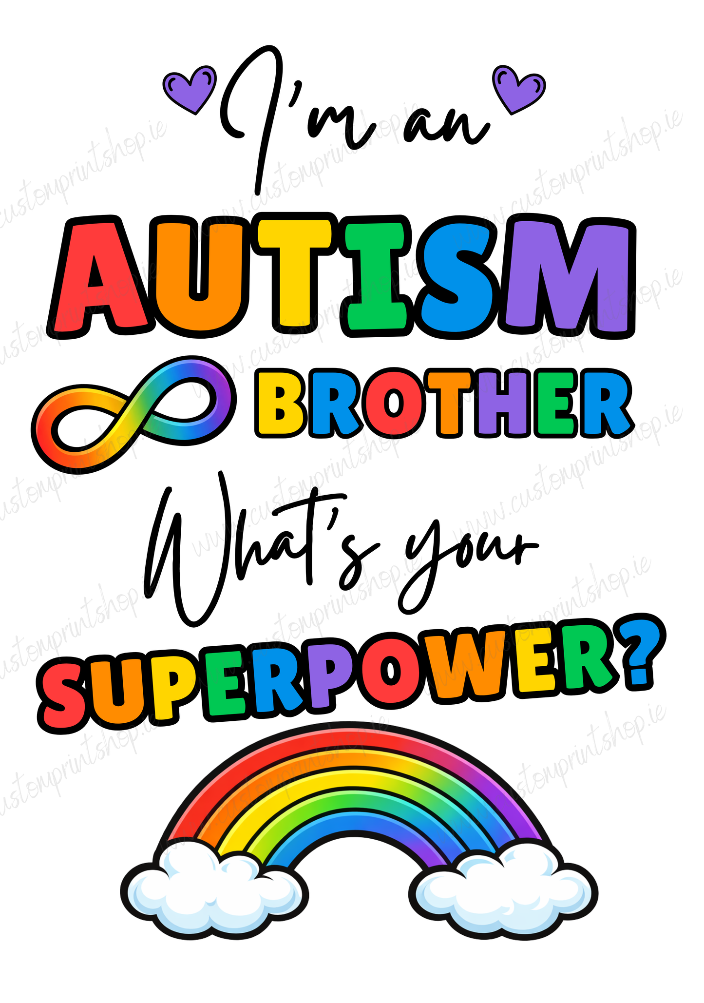 DIGITAL FILE - Autism Superpower Prints