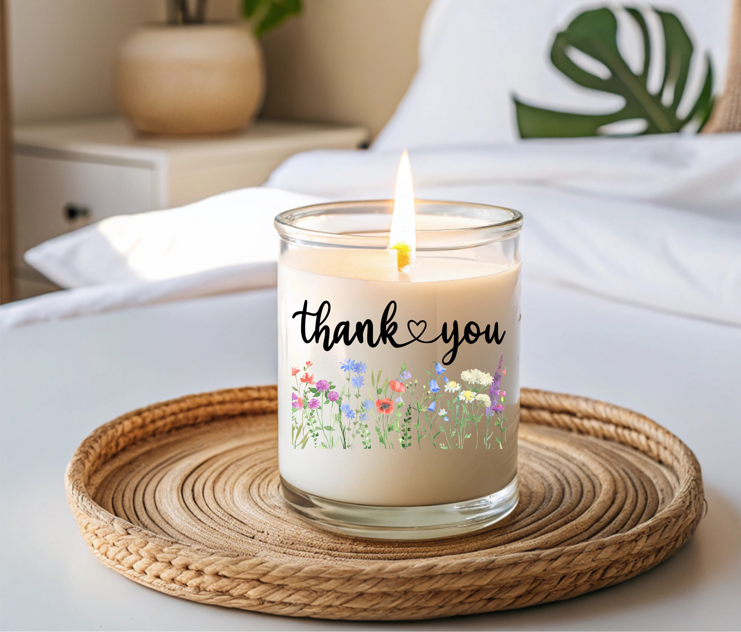 Thank You Floral-6cm UVDTF decal
