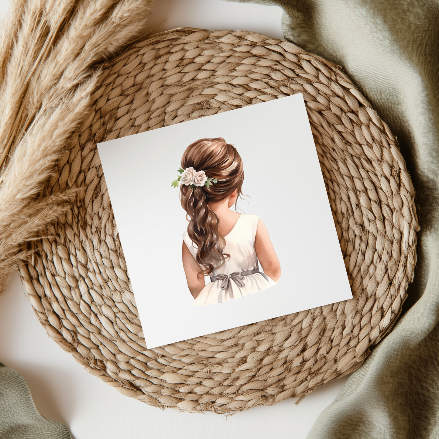 Flower Girl UVDTF Transfer