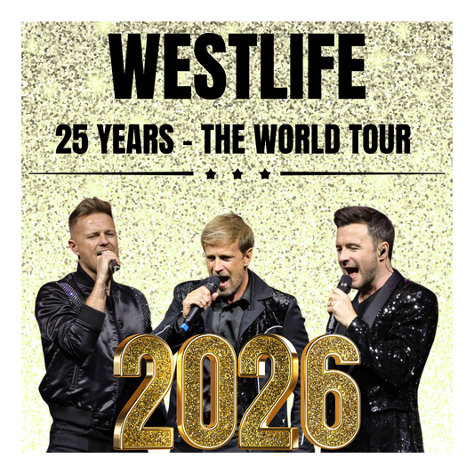 Westlife Gold Design DTF Design (For Fabric)