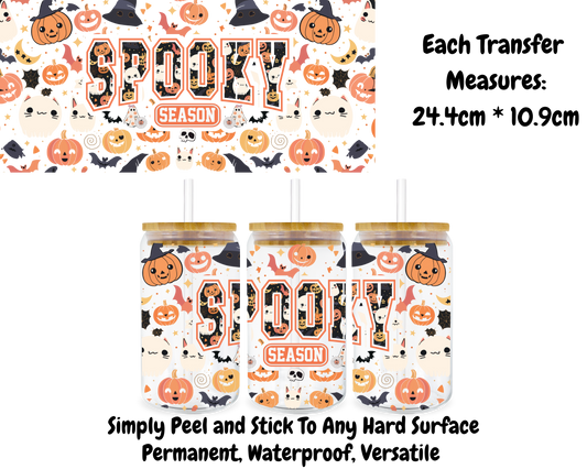 Spooky Season   - 16oz UV DTF Transfer