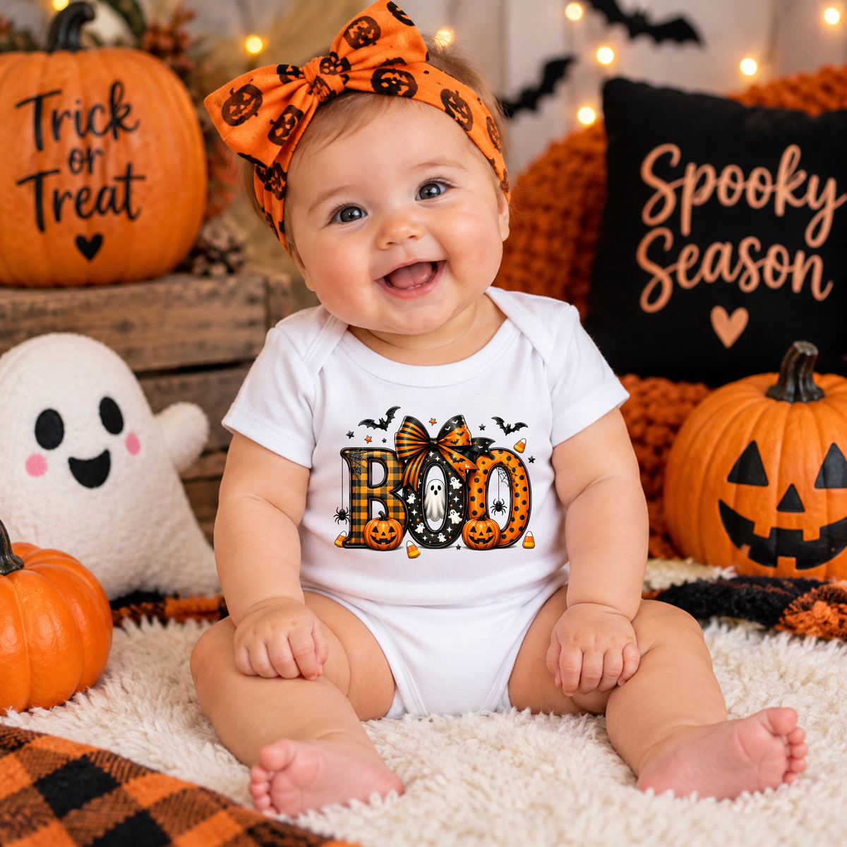 BOO Halloween DTF Transfer