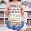 Autism Awareness Pre-Designed UVDTF Gangsheet (28cm x 50cm)