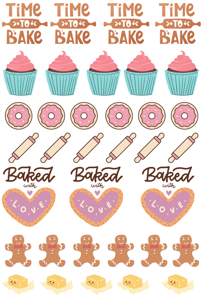 Baking - 13.5*20cm UV DTF Sheet