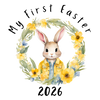 DIGITAL FILE - My First Easter 2026 Black Text