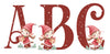 DIGITAL FILE - Girl Elf Alphabet