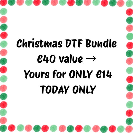 Bundle of Christmas DTF worth €40