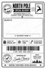 10 Pack of Printed Personalised Christmas Gift Labels