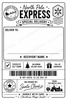 10 Pack of Printed Personalised Christmas Gift Labels