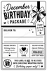 10 Pack of Printed Personalised Christmas Gift Labels