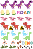 Dinosaur - 13.5*20cm UV DTF Sheet