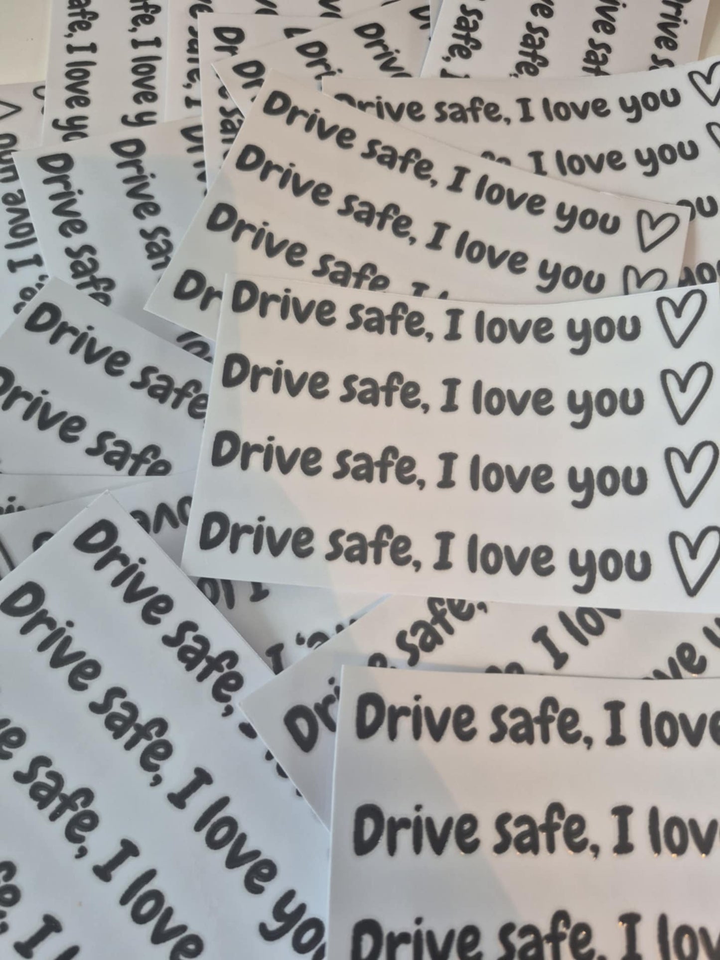 Set of 4 Drive Safe UVDTF Transfers