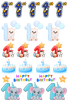 1st Birthday BOY - 13.5*20cm UV DTF Sheet