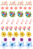 Flowers - 13.5*20cm UV DTF Sheet