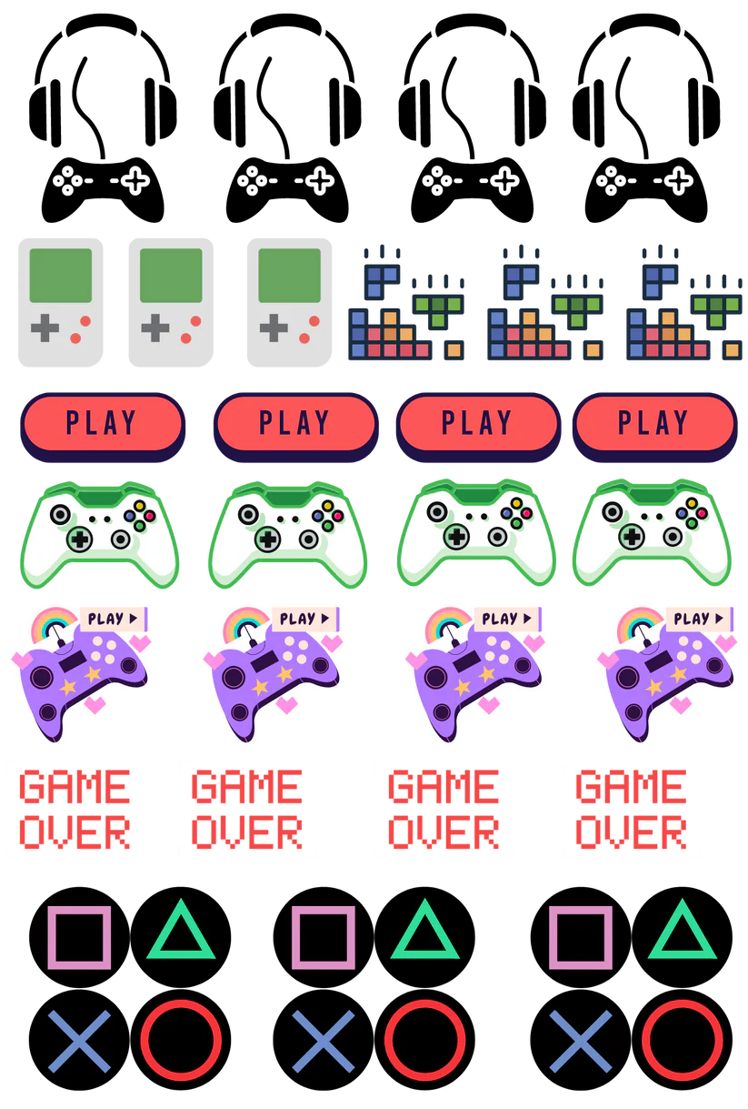 Gamer - 13.5*20cm UV DTF Sheet