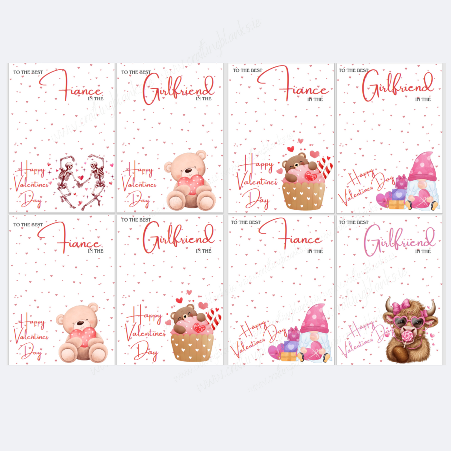 DIGITAL FILE - Girlfriend, Boyfriend & Fiance Valentines Galaxy Boards