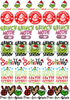 Grinch A4 size UV DTF