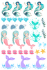 Mermaid - 13.5*20cm UV DTF Sheet